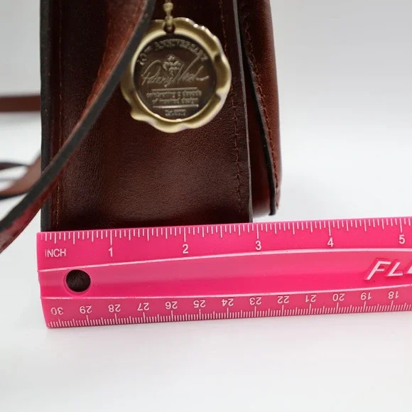 Patricia Nash Lari Crossbody Bag British Tan Vintage Veg Tan Leather P170333 - Picture 8 of 15